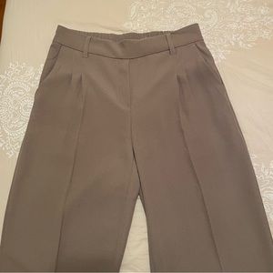 NEW TAUPE WIDE LEG TROUSER